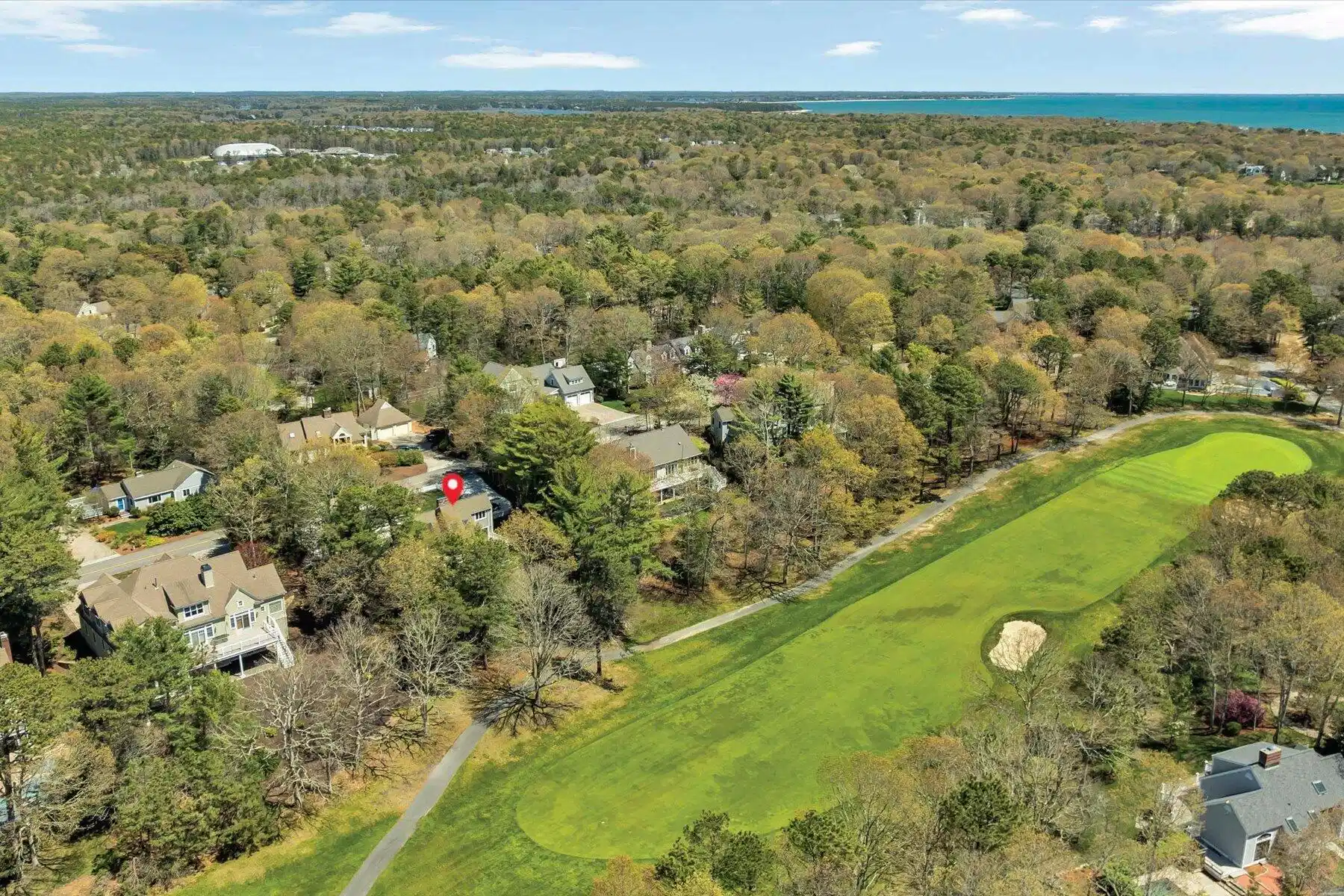 Image 1: aerial dunes course