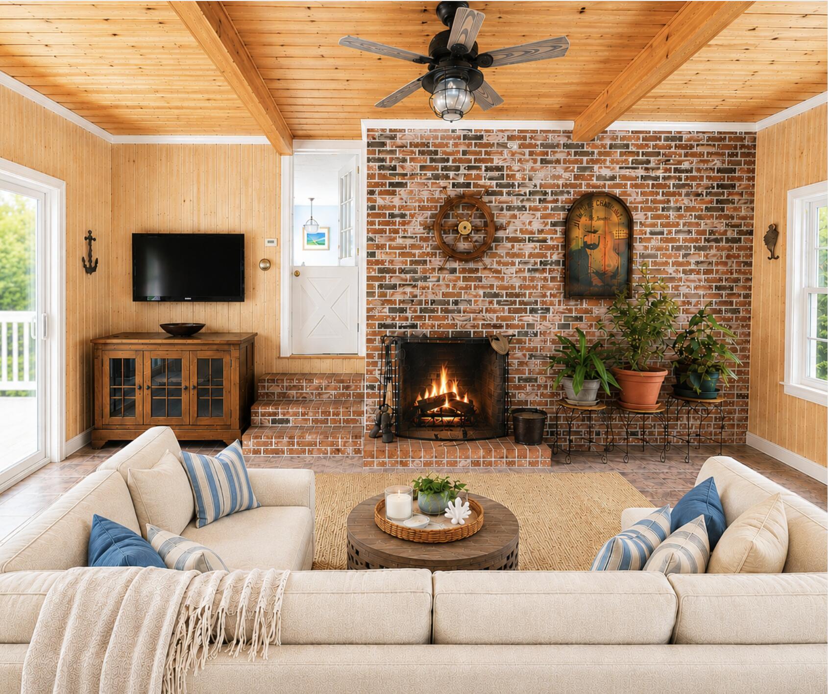 Image 2: Digitally Staged Den