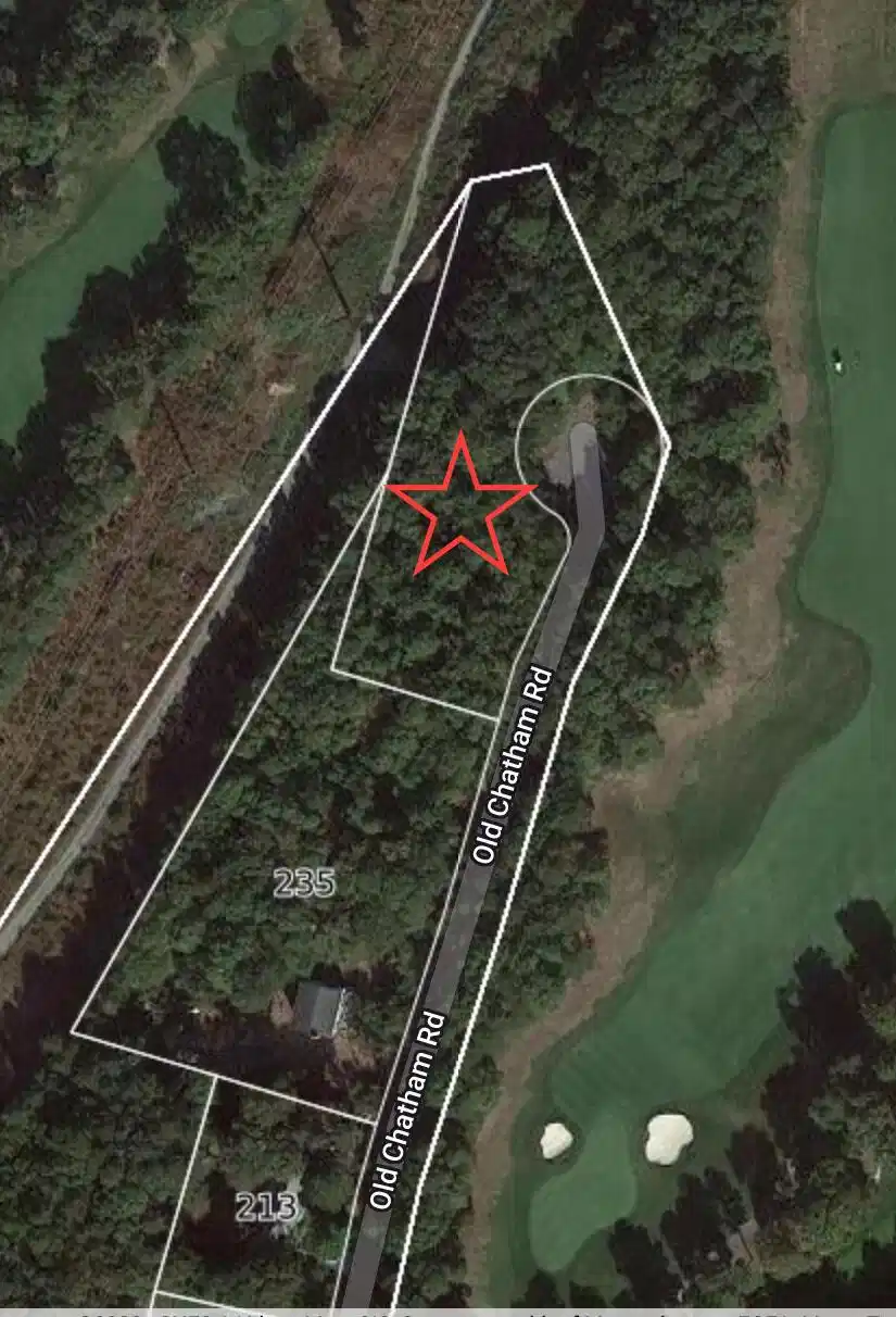 Image 1: O Old Chatham rd lot lines