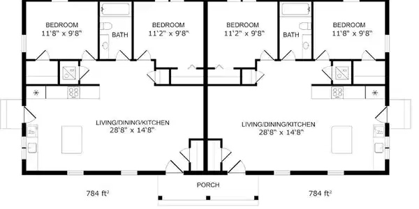 Image 2: 2BR Floor Plan