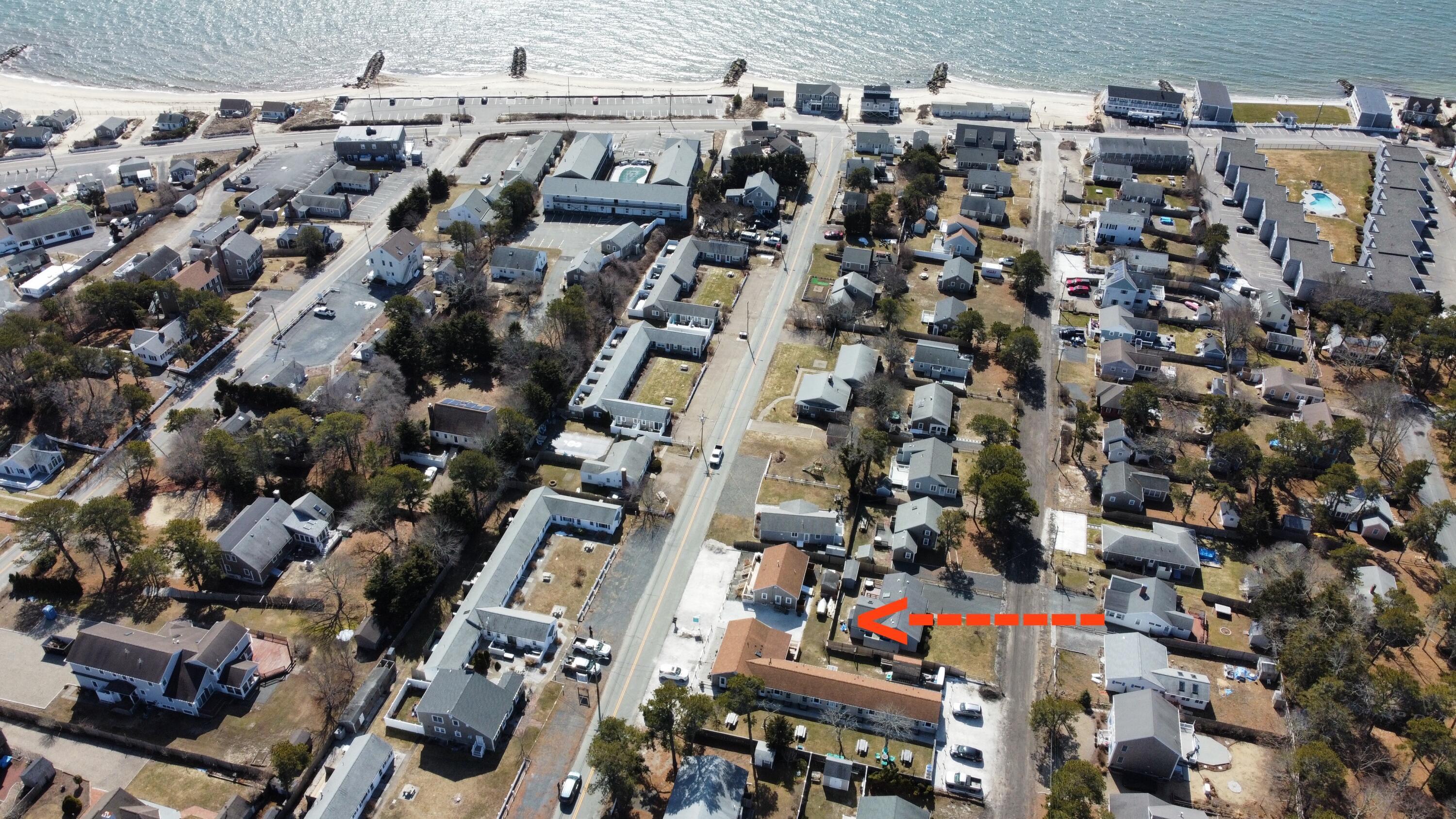 Image 2: Birds Eye - Beach Circled Location