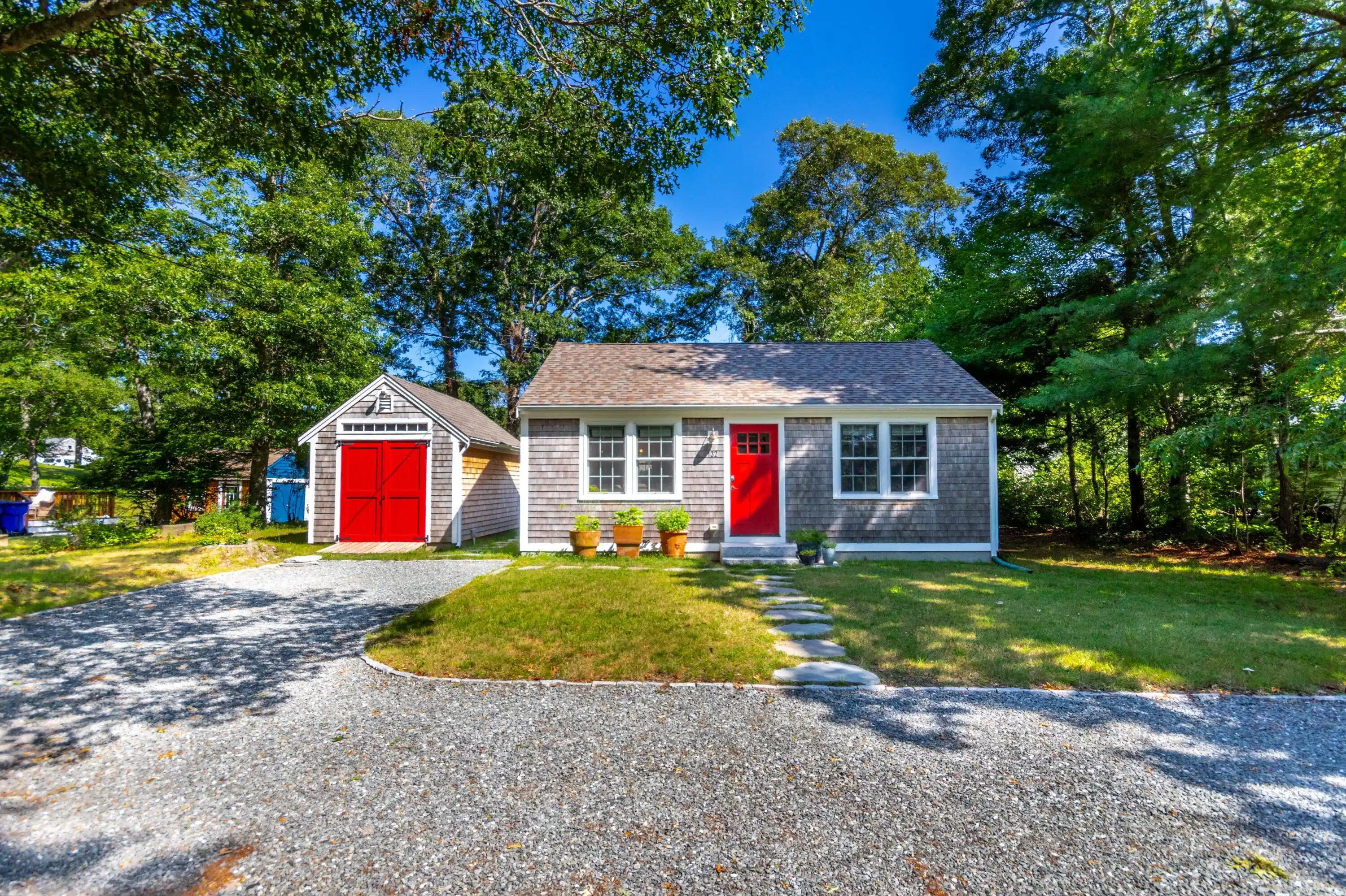 Image 1: Front of house & shed