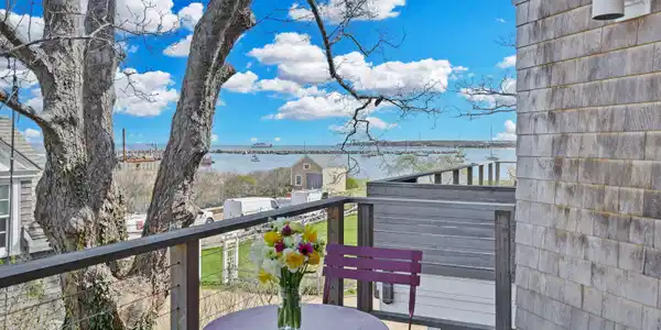 Image 2: Porch offers views of the Harbor