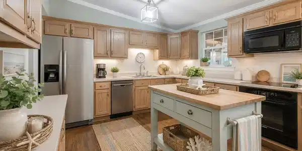 Image 3: AI Generated Staged Kitchen