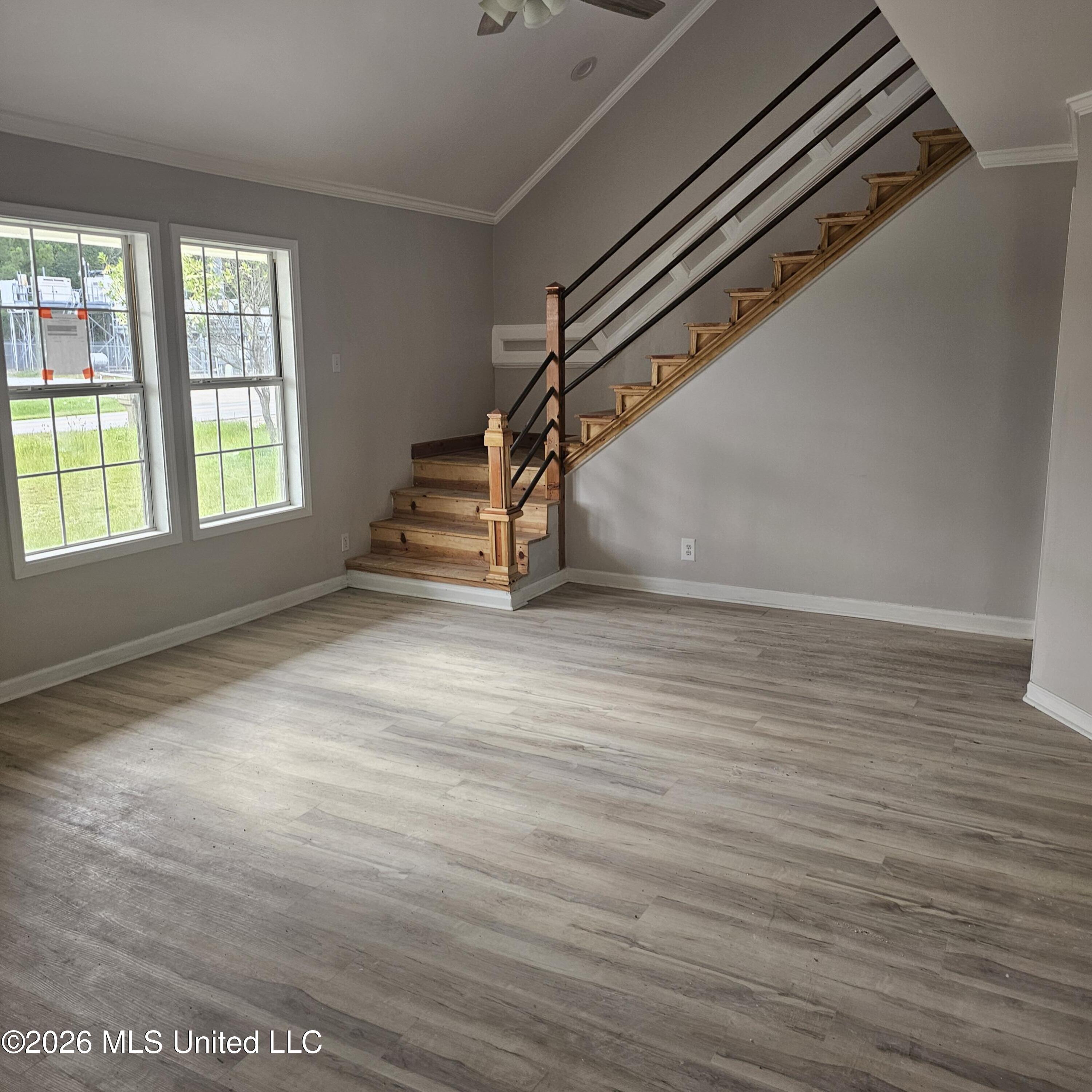Image 2: Living room and Staircase