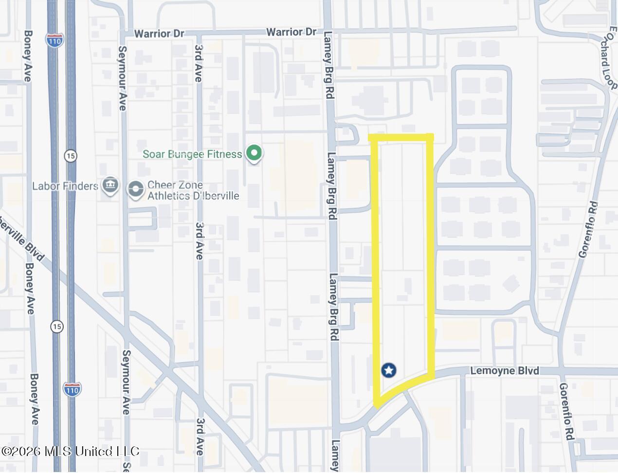Image 3: 5 PARCEL TOTAL 10337LEMOYNE Parcel lines