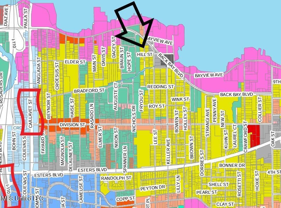 Image 2: Location & Zoning Map of Hill Street at