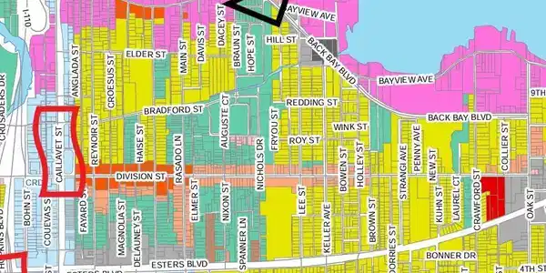 Image 2: Location & Zoning Map of Hill Street at