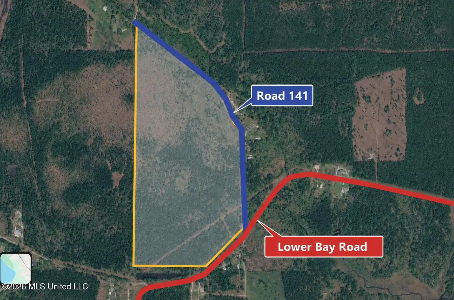 Image 1: Aerial With Rd Labels