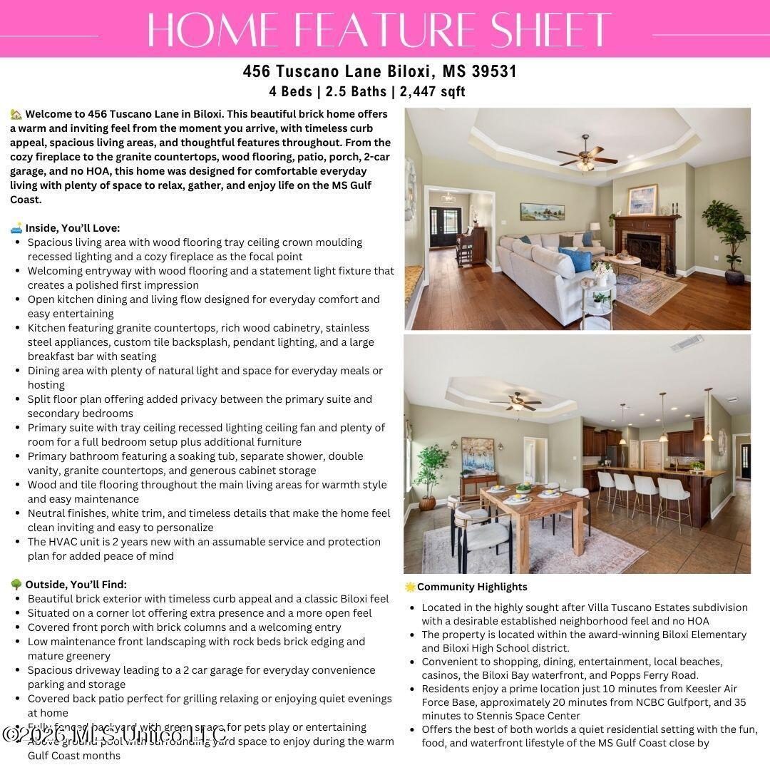Image 2: 456 Tuscano Ln- Feature Sheet (1)