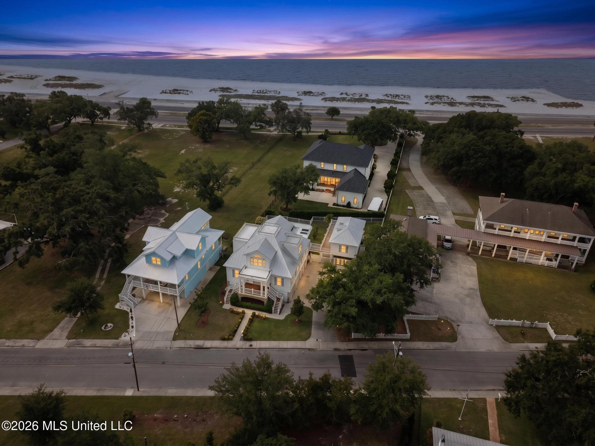 Image 2: 715 2nd Aerial Beach View