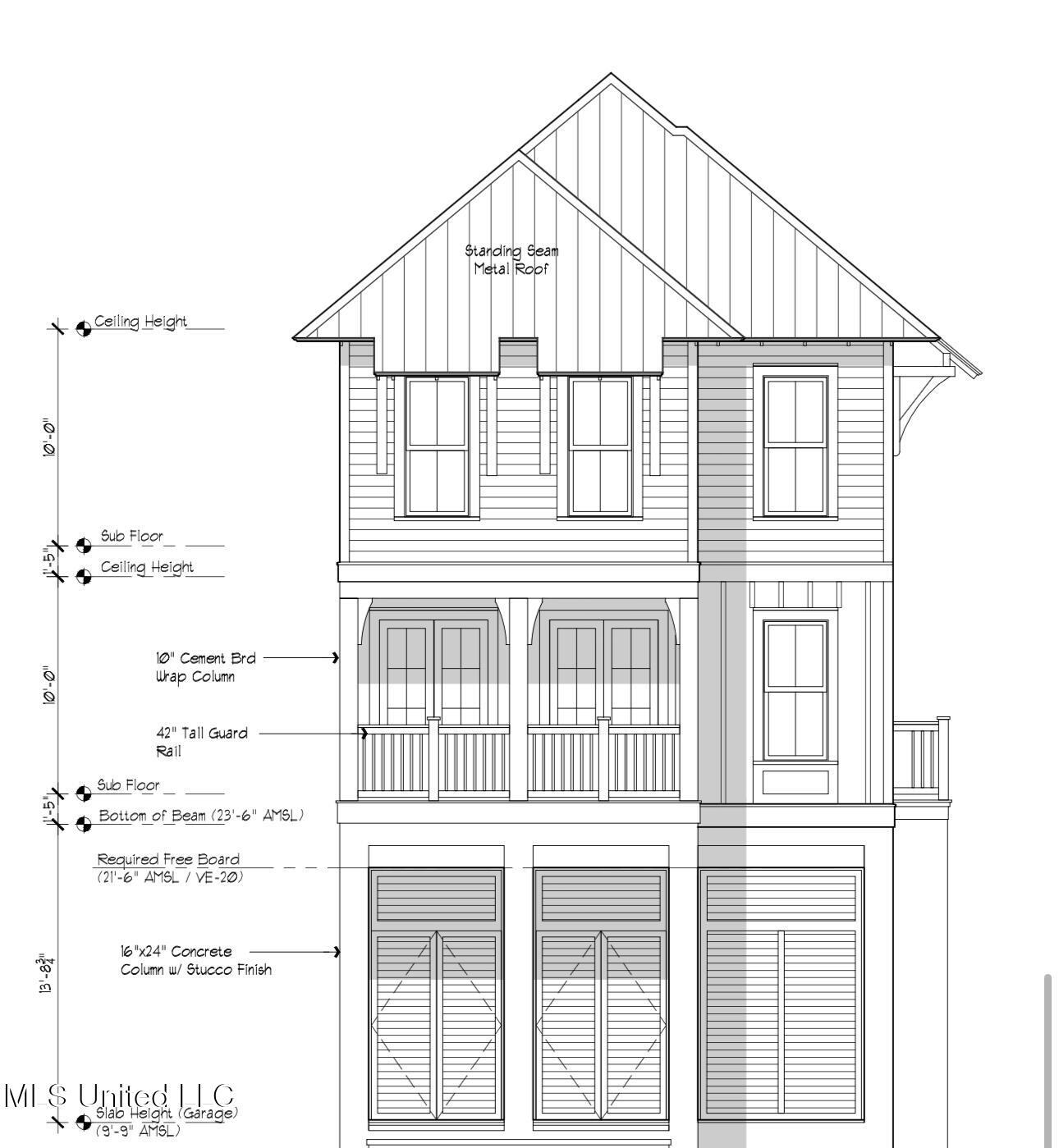 Image 2: Lot 4 Front Elevation Facing the Green