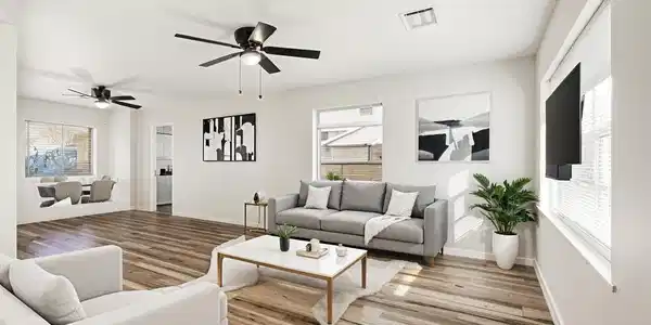 Image 4: virtual staged living room
