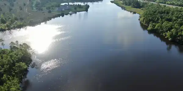 Image 3: Aerial of Lake to Jourdan River