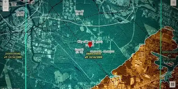 Image 3: Flood map