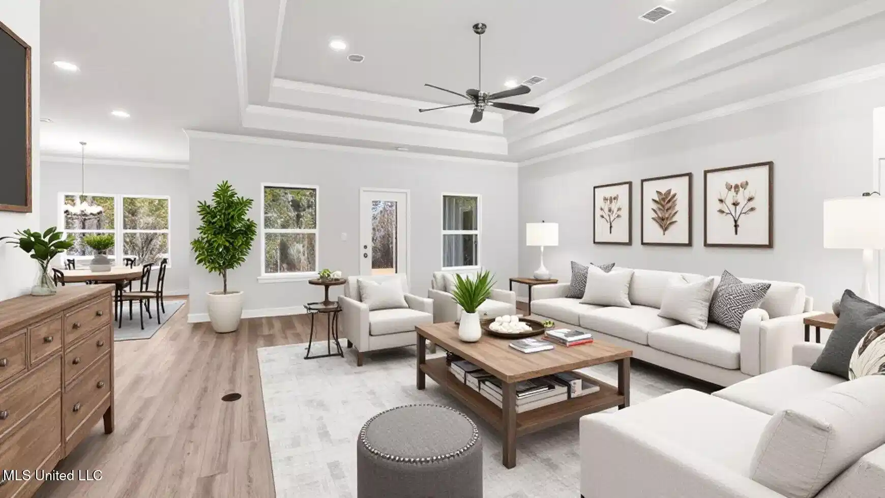 Image 1: Mila Living Area Virtually Staged