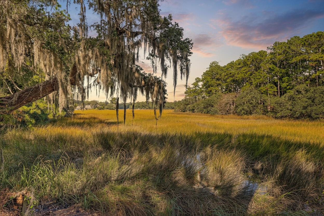 Image 4: Twilight Backyard View