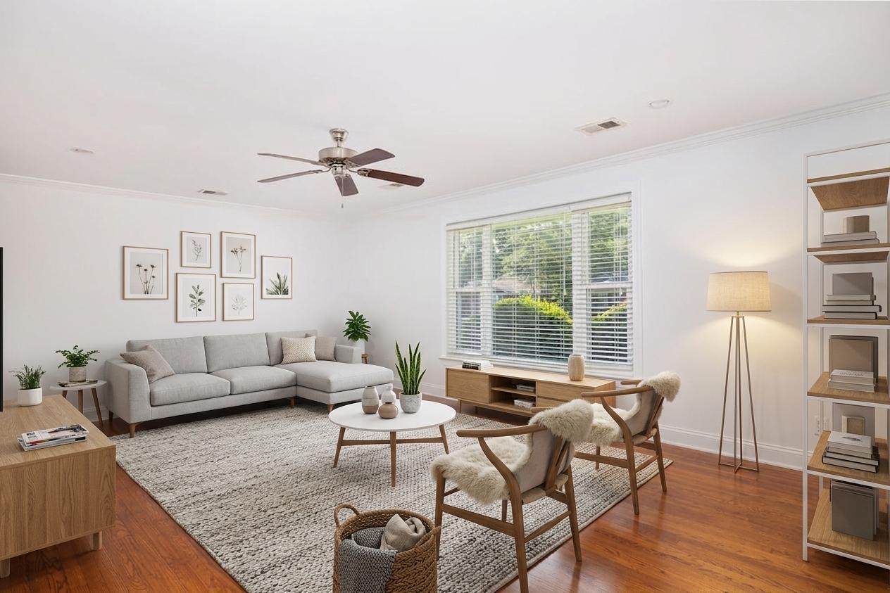 Image 2: Living Room (virtually staged)
