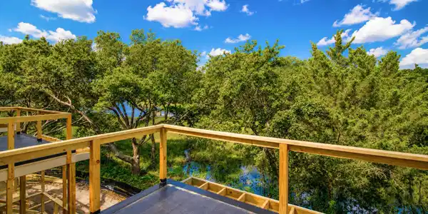Image 3: View from the primary bedroom deck