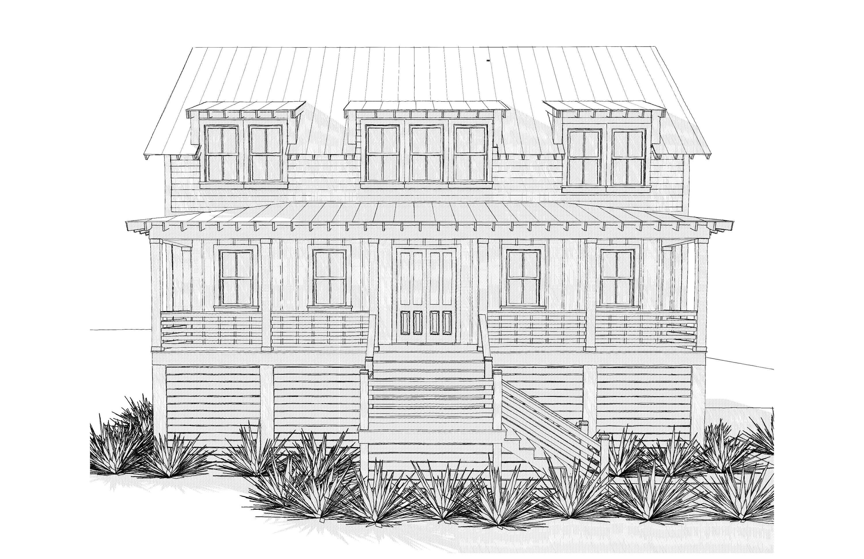Image 2: 3215 Pine Needle_direct front rendering