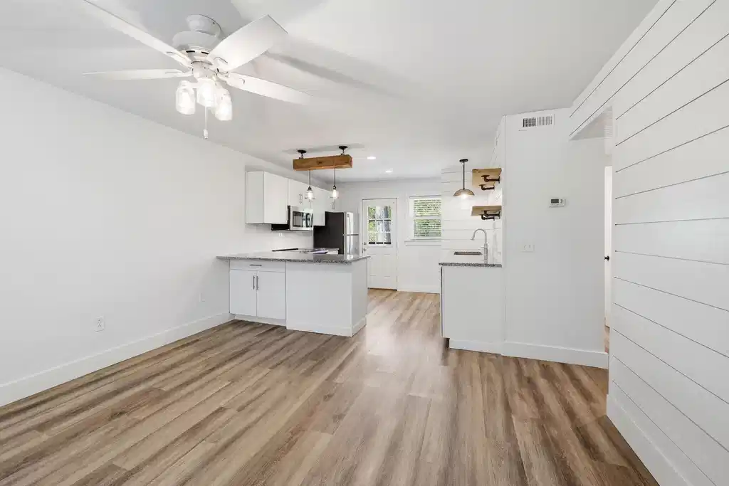 Image 1: Open Living & Kitchen area