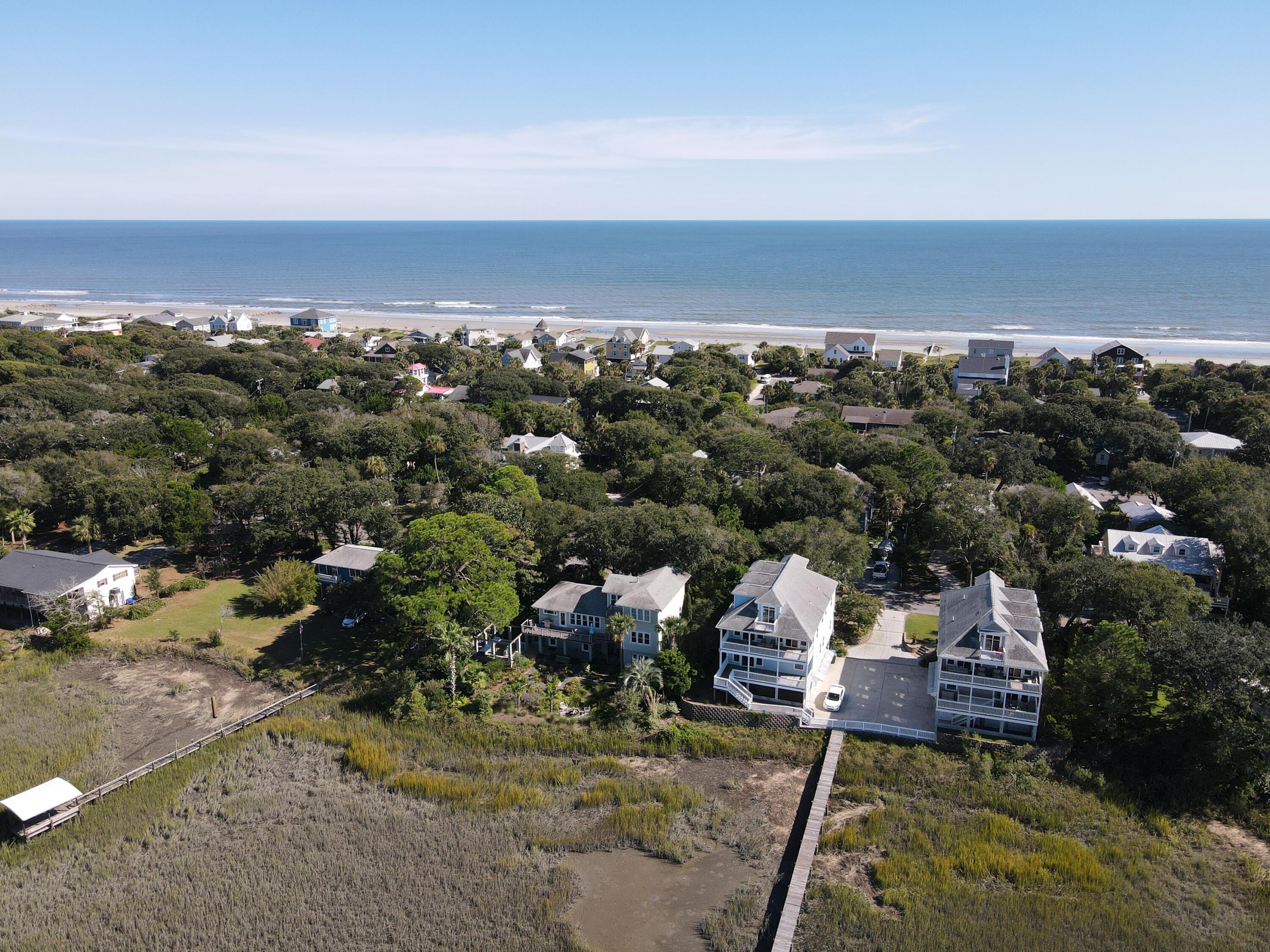 Image 3: Aerial View - Marsh/Folly Beach