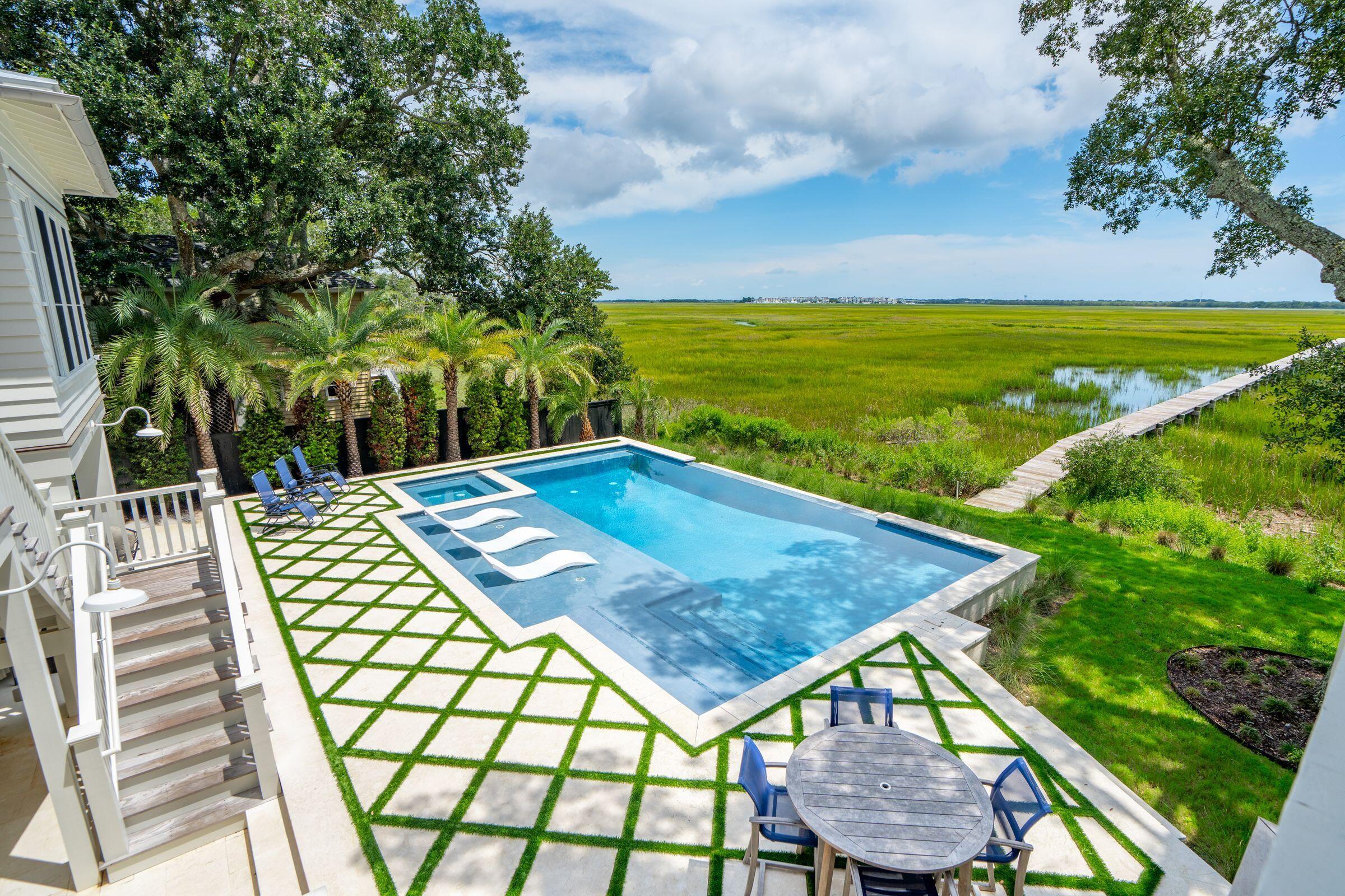 Image 2: View of Pool from Primary