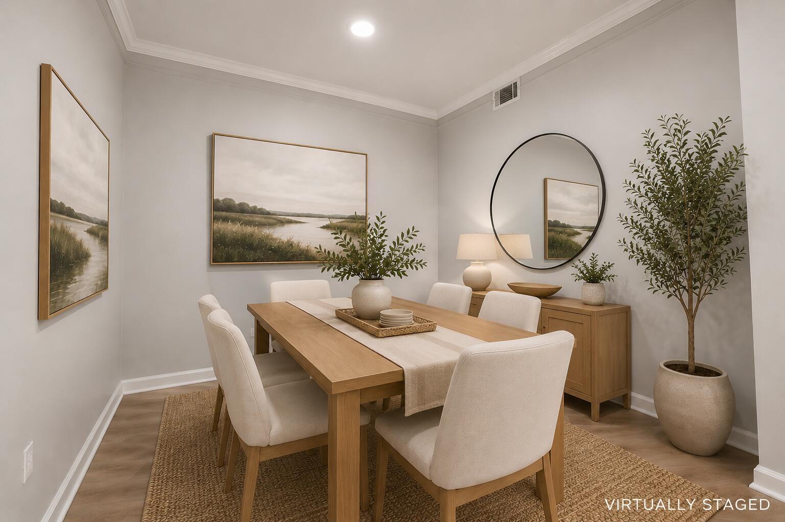 Image 3: Staged Dining Room