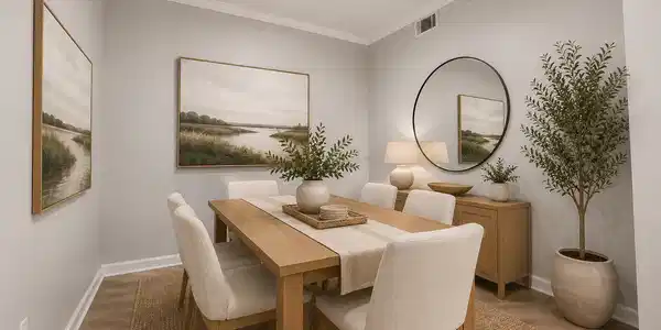 Image 3: Staged Dining Room
