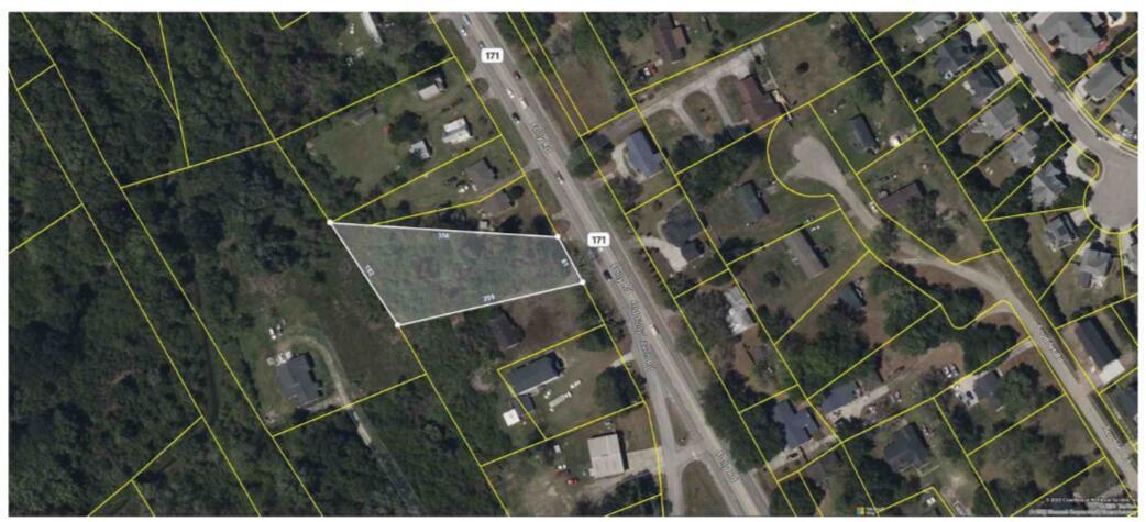 Image 1: folly Rd aerial map