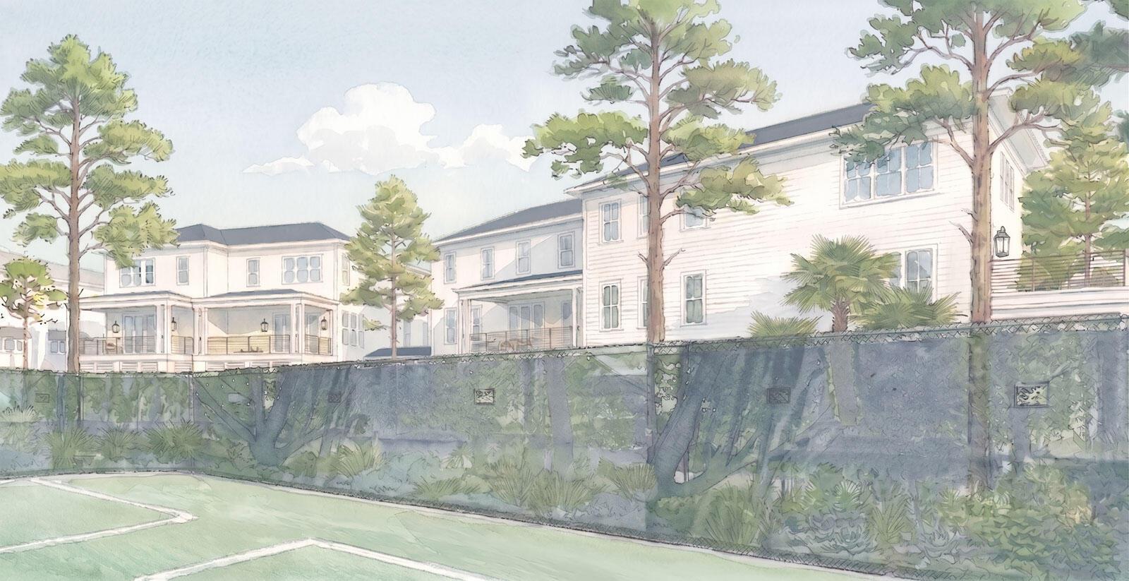 Image 2: Building A and B Rear from Courts