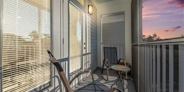 Image 3: Private Balcony at Twilight