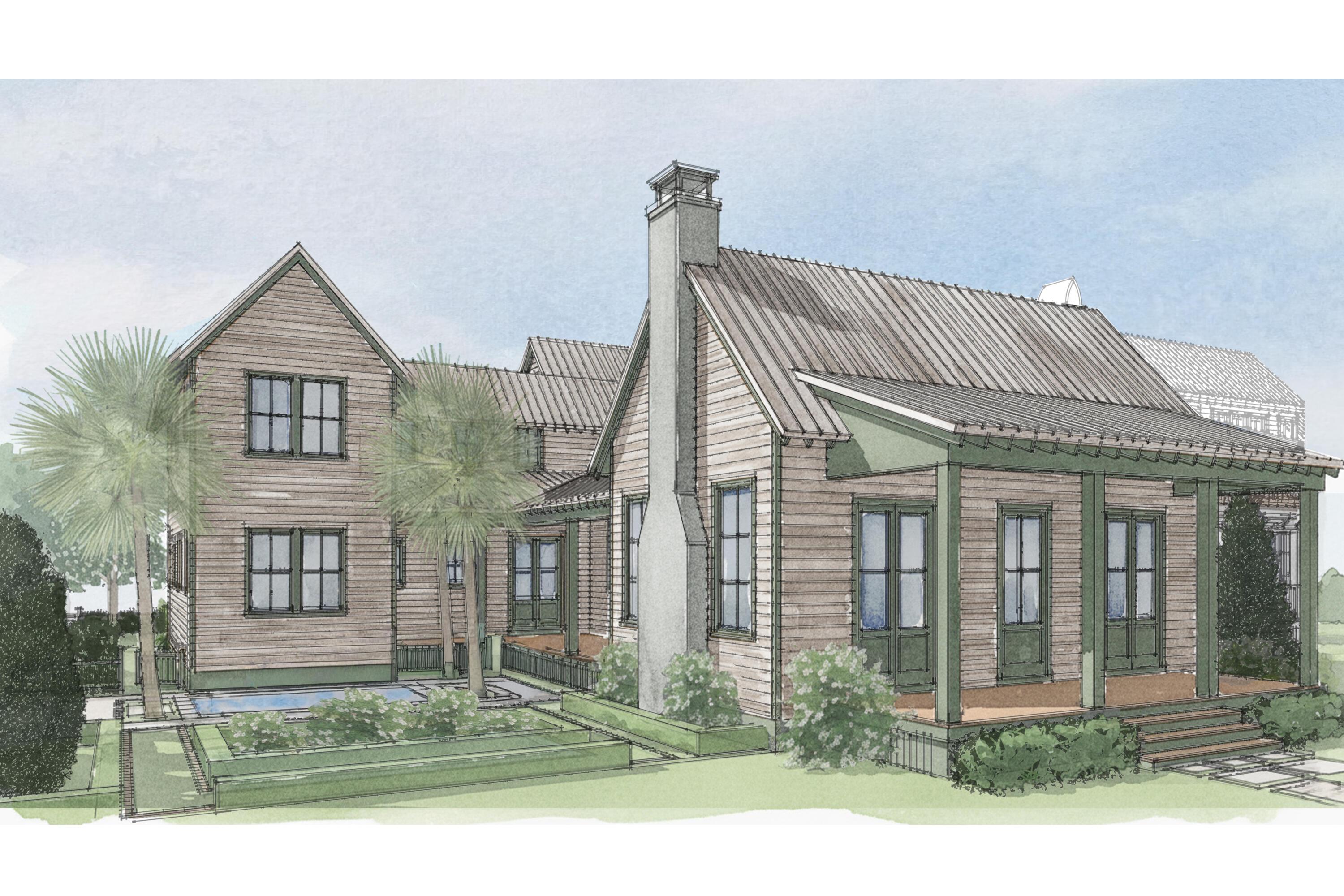 Image 2: Rear Ally View with Pool Area on Left