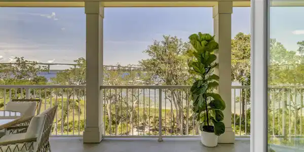Image 3: Terrace Overlooking the River