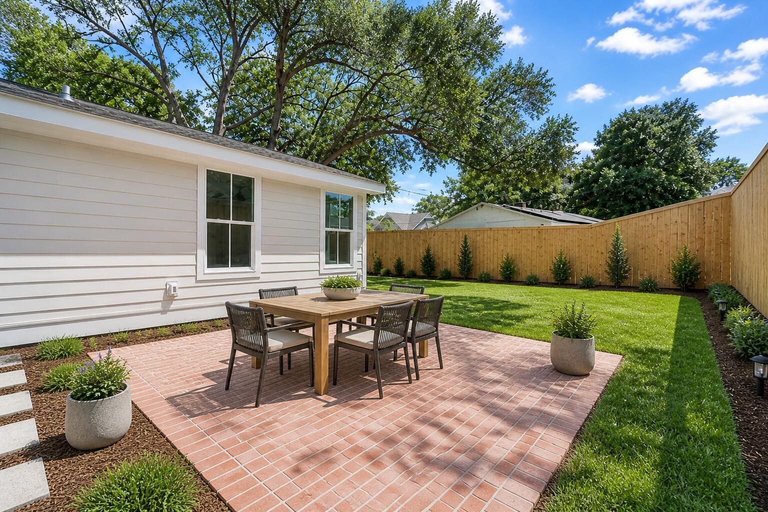 Image 4: Backyard - Virtual Staging