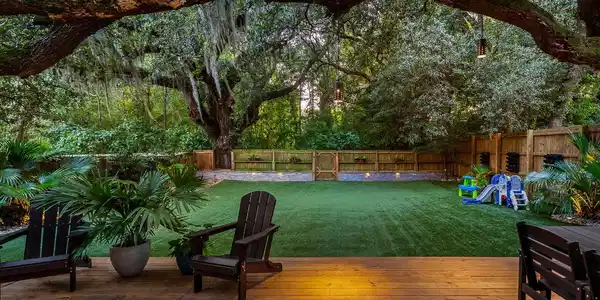Image 2: Private Turf Backyard