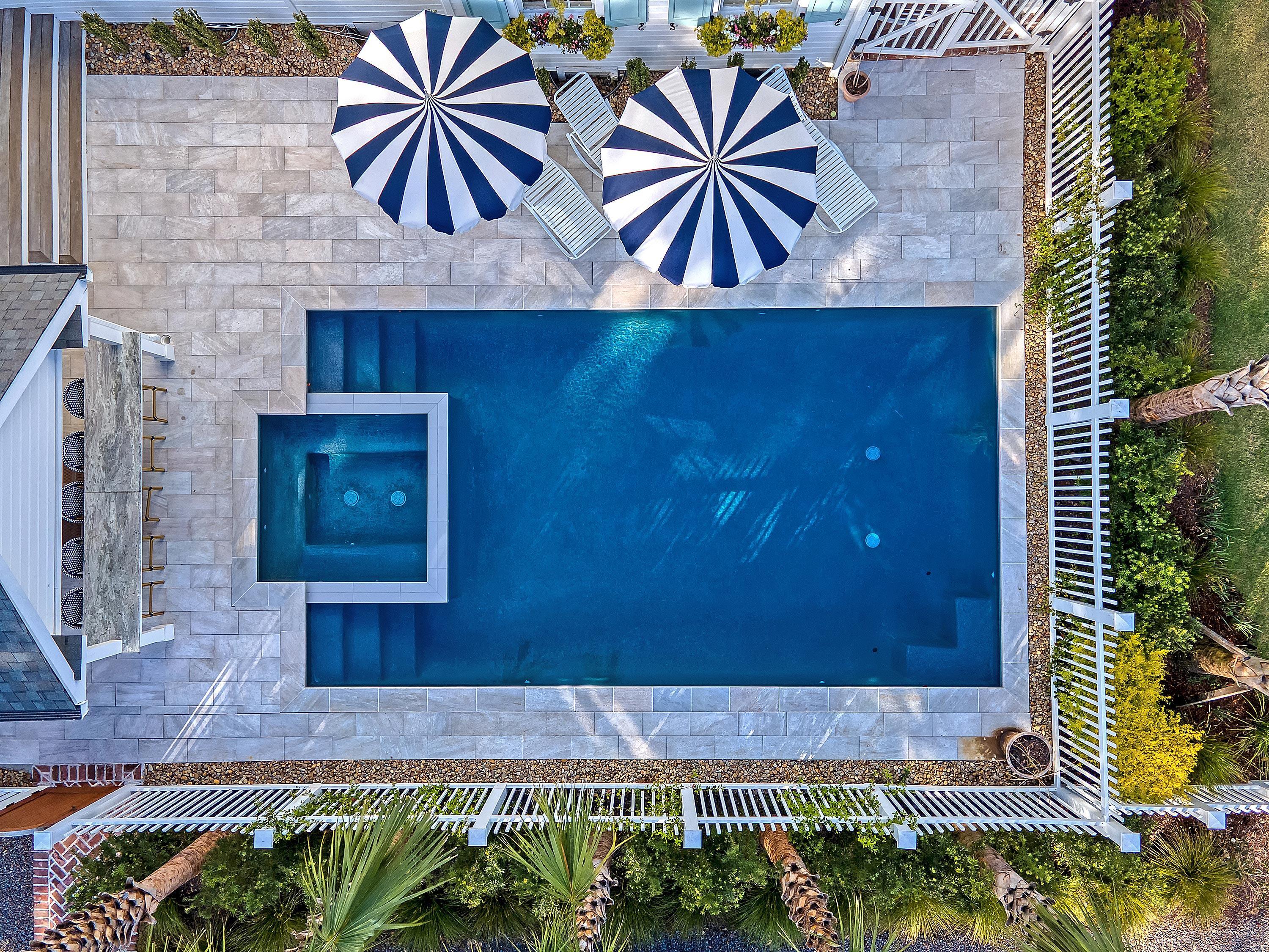 Image 2: aerial pool