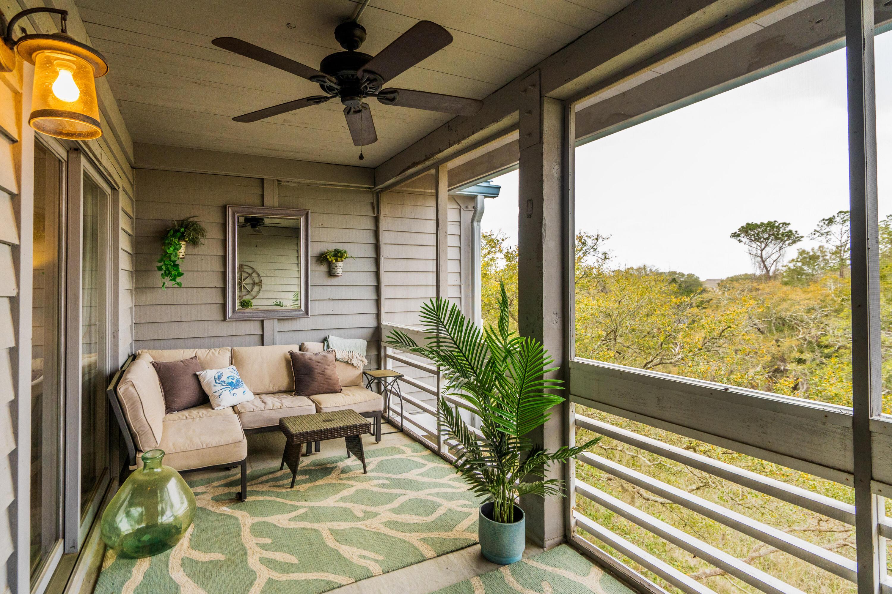 Image 4: Primary Bedroom Private Screened Porch