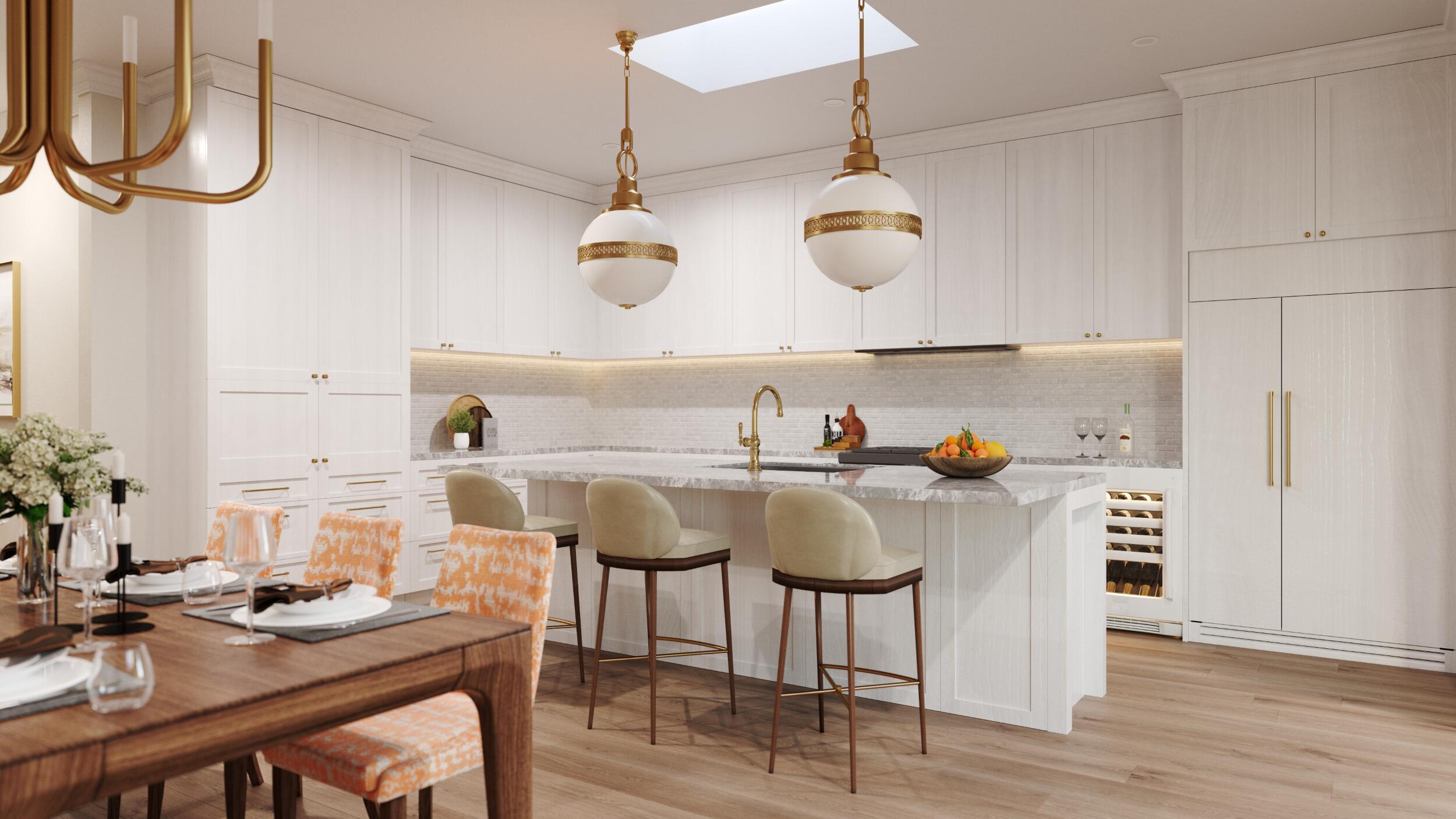 Image 4: Dining Area & Kitchen (Rendering)