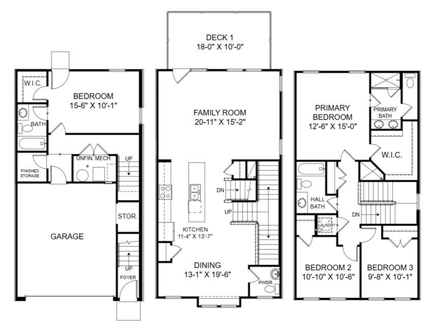 Image 2: Lannister 4 Bed MLS Photo Floor Plan