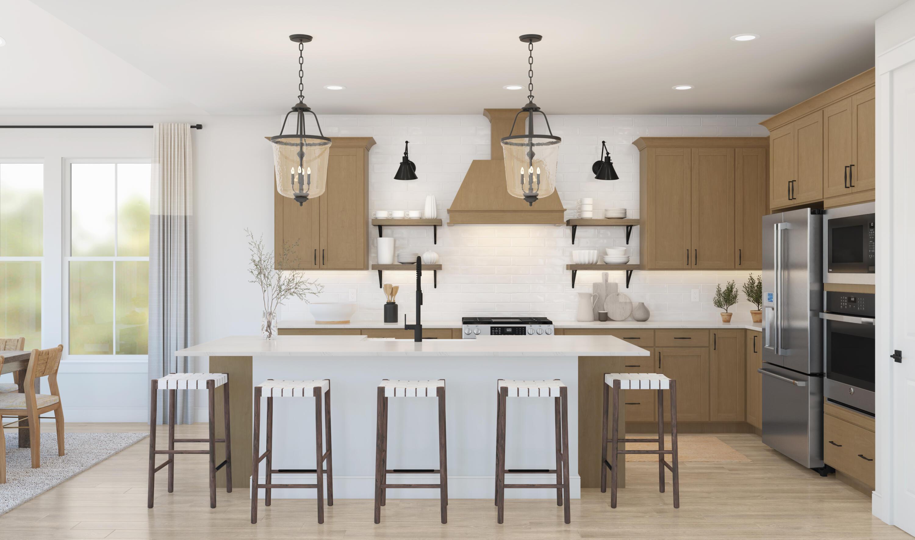 Image 2: Farmhouse Chestnut kitchen