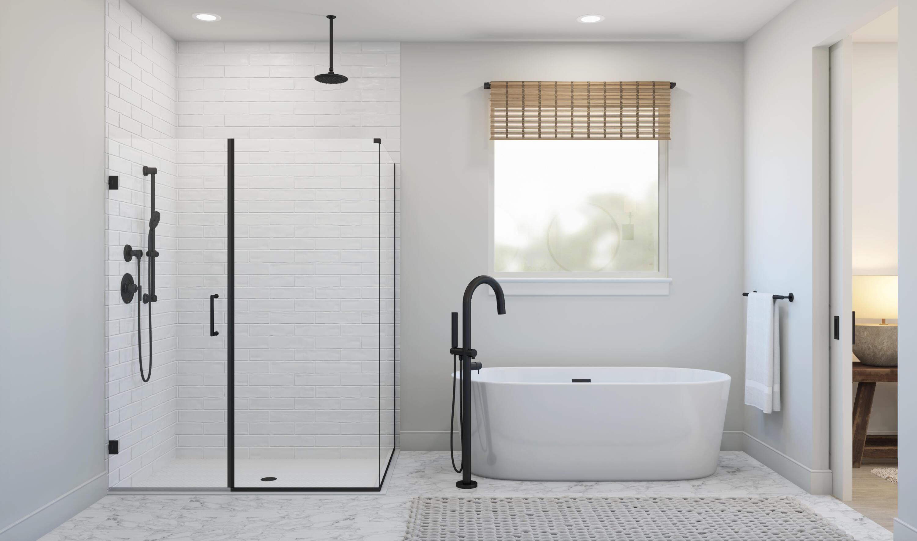 Image 4: Farmhouse luxury bath