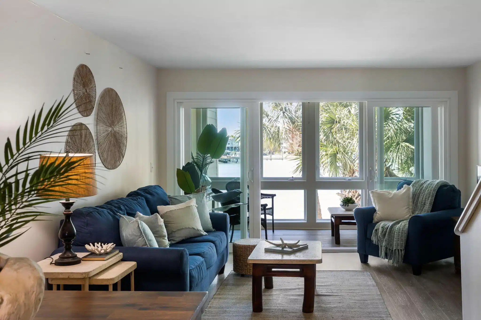 Image 1: Family room with great views