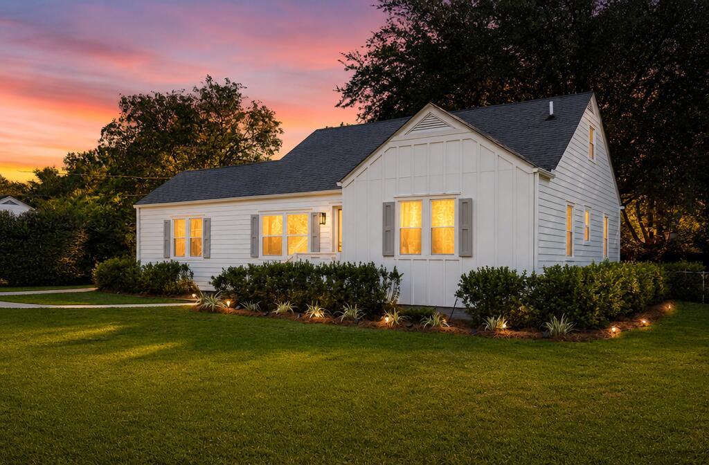 Image 2: Front Exterior Twilight