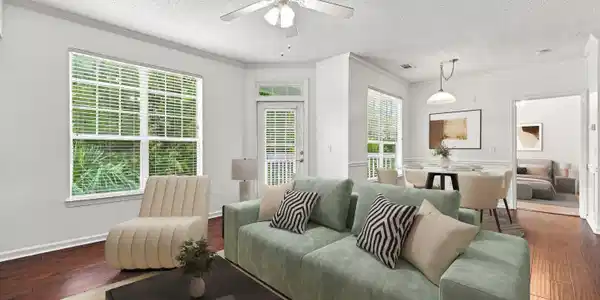 Image 4: Staged Living Room
