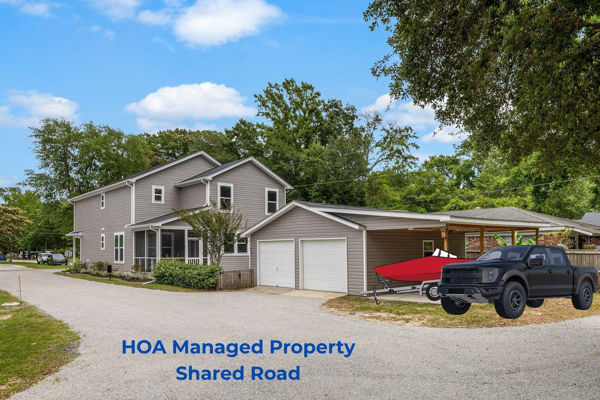 Image 4: HOA Managed Property Shared Road