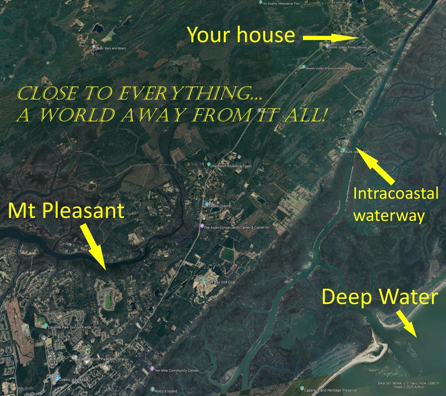 Image 3: Google Earth 3 arrow 1