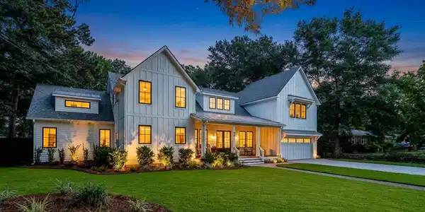 Image 3: Front Exterior Twilight