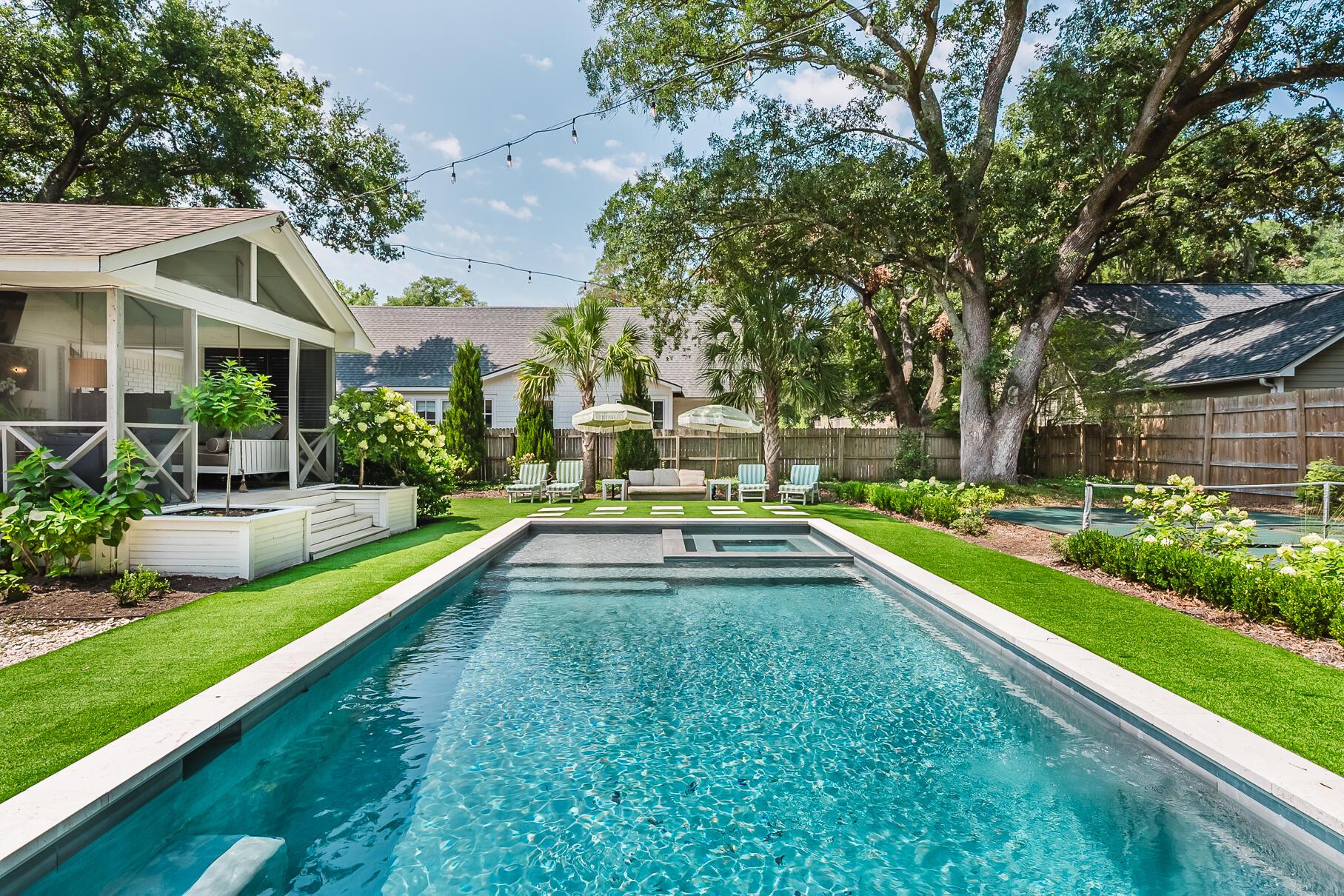 Image 2: Backyard and pool