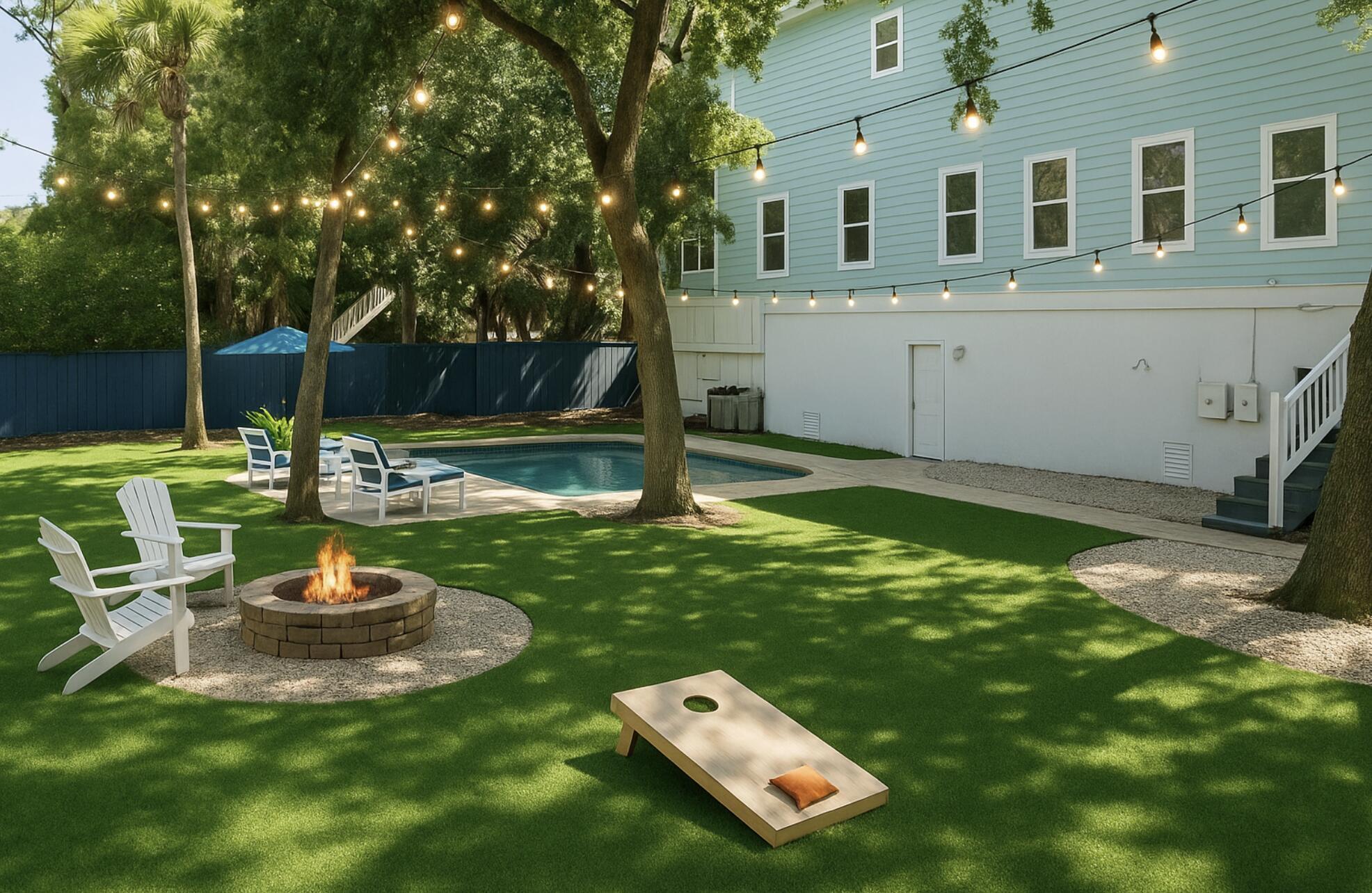 Image 3: Rendering of Backyard